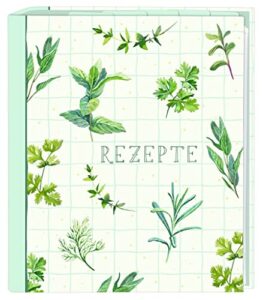 moses. Carpeta de recetas de cocina en DIN A5, libro de recetas de cocina y estilo con 25 hojas de recetas y 5 bolsillos con pestañas, el libro de cocina individual para escribir